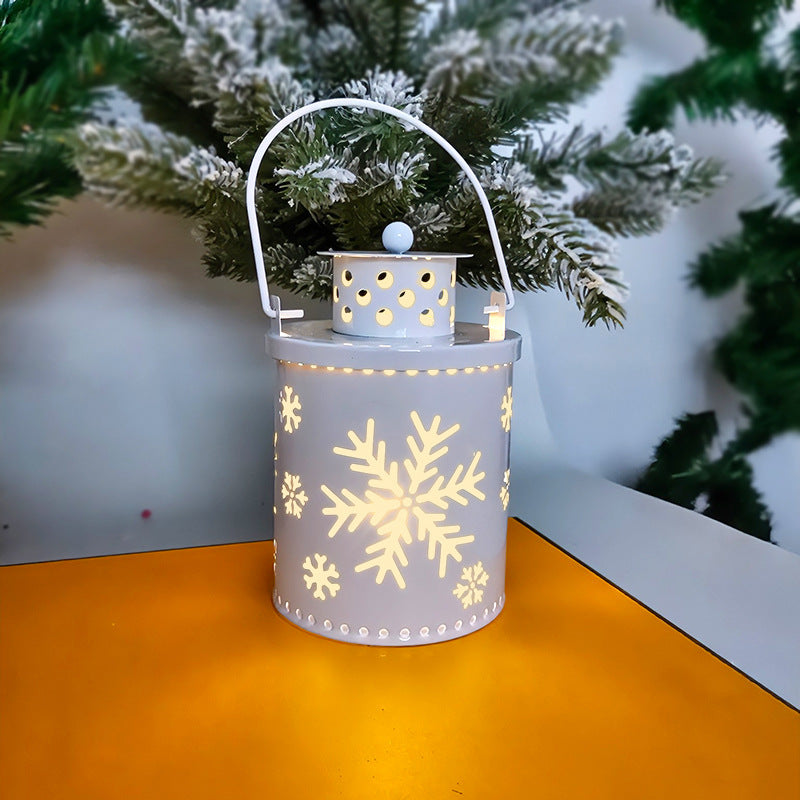 LED Christmas Candle Lantern – Nordic Style Holiday Decoration