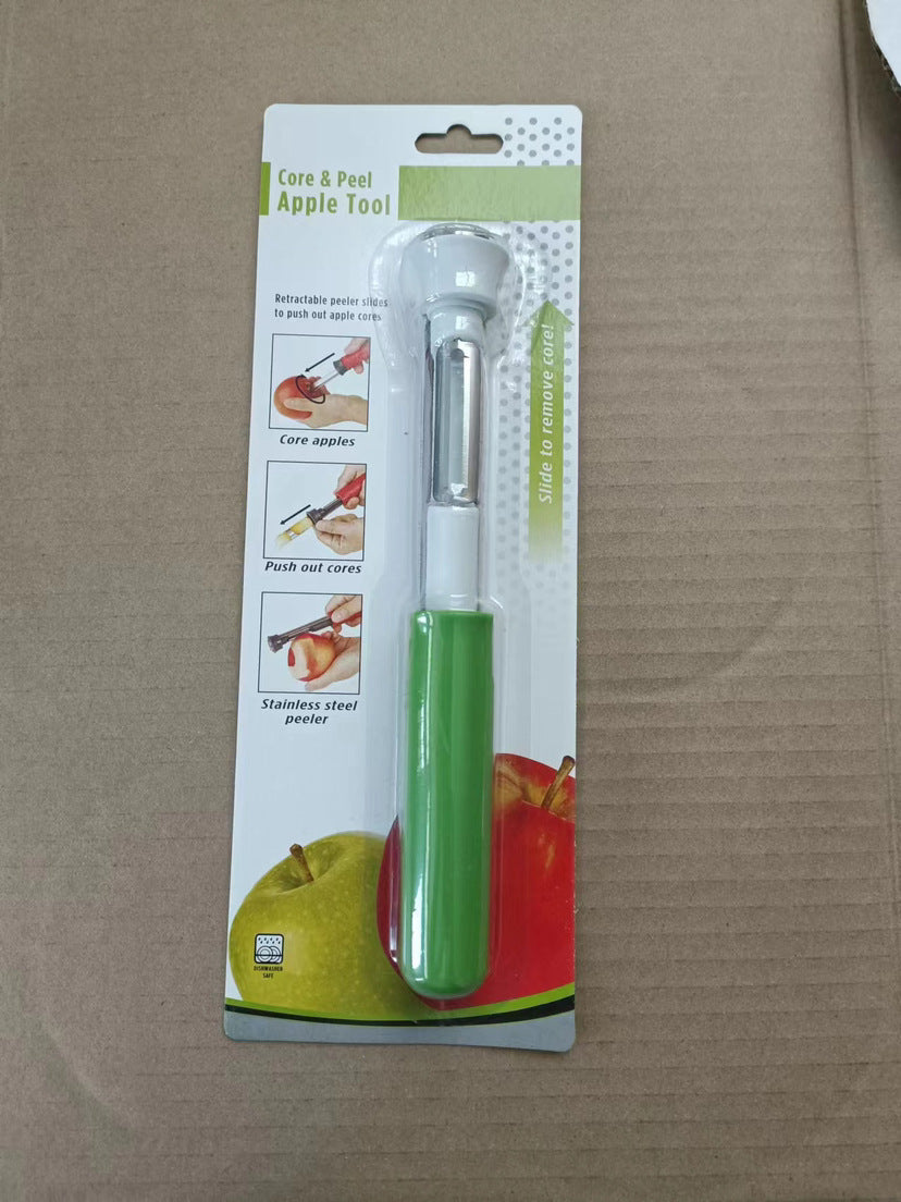 Stainless Steel Two-in-one Shrink Fruit Peeler