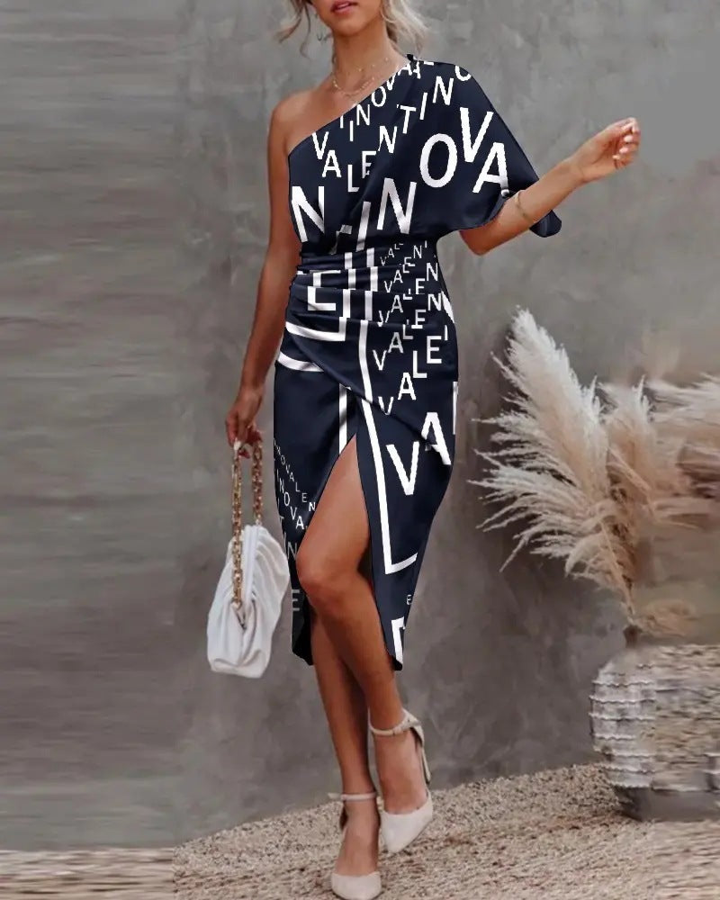 Summer Chic Solid Color Dress – Elegant&Comfortable