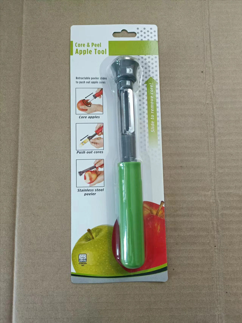 Stainless Steel Two-in-one Shrink Fruit Peeler