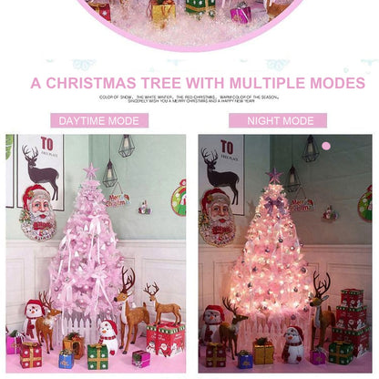 Enchanted Blush Christmas Tree – Dreamy Artificial Holiday Tree for Whimsical Home Décor & Gift Ideas