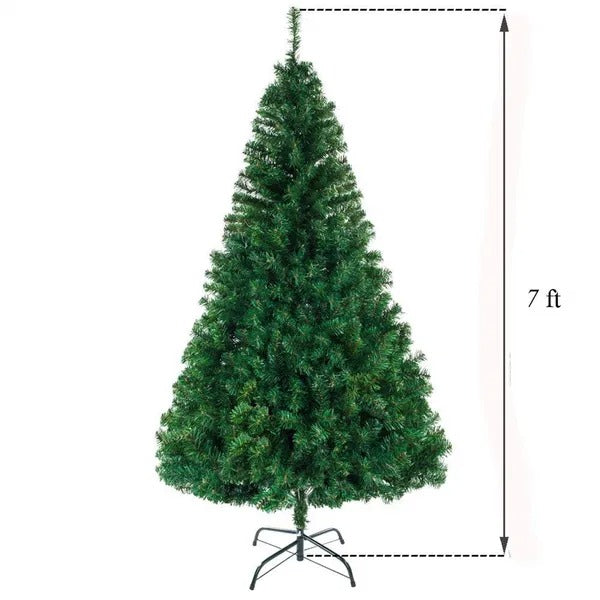 Alightup 7ft 1100-Tip Artificial Christmas Tree – Full Pine Look with Durable Metal Stand