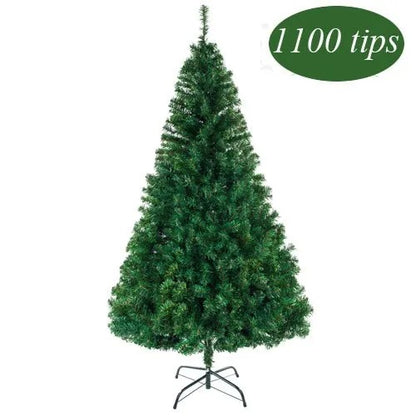 Alightup 7ft 1100-Tip Artificial Christmas Tree – Full Pine Look with Durable Metal Stand