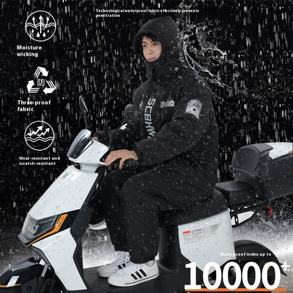 Winter Outdoors Cold-proof Cycling One-piece Work Clothes