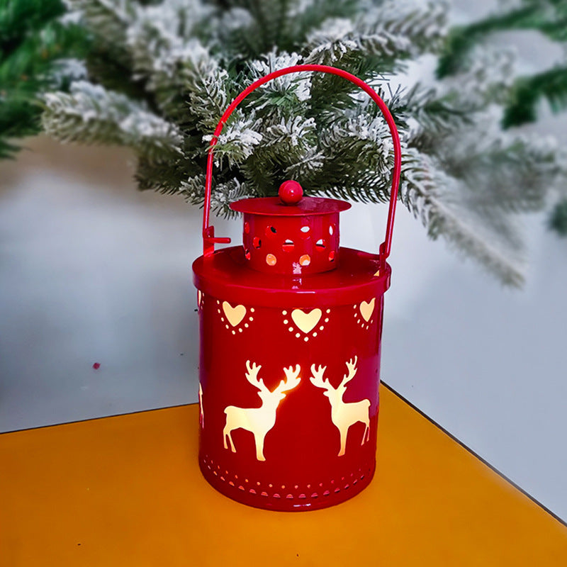 LED Christmas Candle Lantern – Nordic Style Holiday Decoration