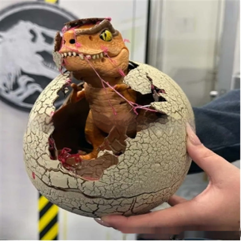 Personalized Dinosaur Egg Decoration – Cartoon-Style T-Rex Hatchling