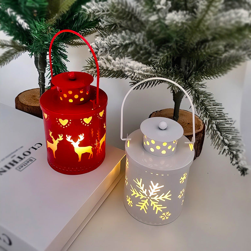 LED Christmas Candle Lantern – Nordic Style Holiday Decoration