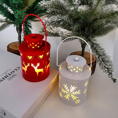 LED Christmas Candle Lantern – Nordic Style Holiday Decoration