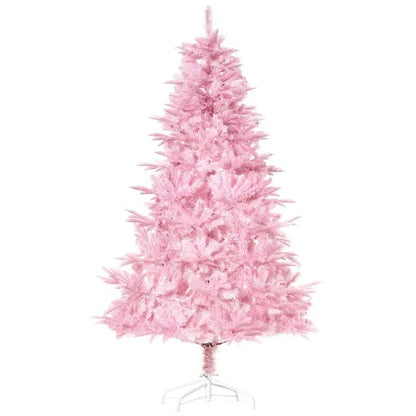 6FT Artificial Pink Christmas Tree – Holiday Decoration with Automatic Branch Opening