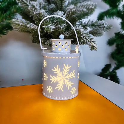 LED Christmas Candle Lantern – Nordic Style Holiday Decoration